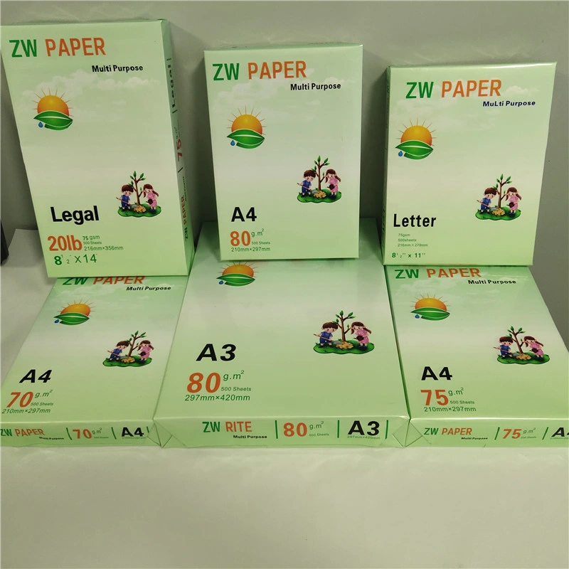 A4 Copy Paper 70GSM Wood Pulp Copy Paper Environmental Protection 500 Sheet White Copy Paper